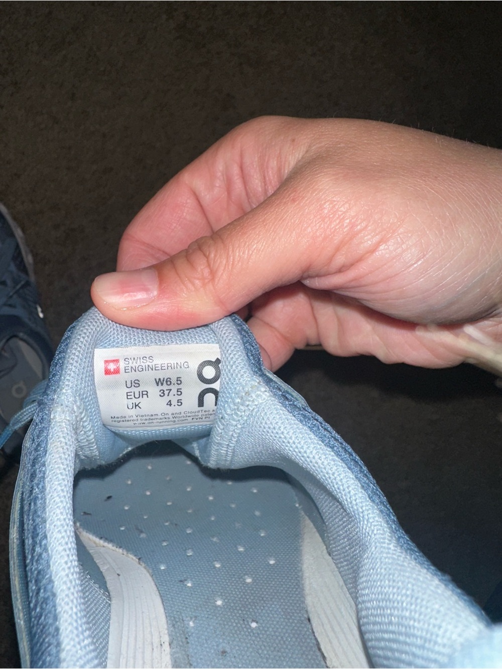 On Cloud Cloudswift Women’s 6.5 Lake Sky Blue Colorway - Picture 5 of 5